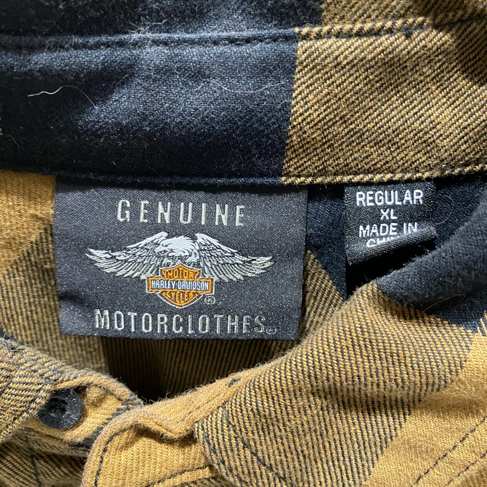 Men’s Harley Davidson flannel - Picture 3 of 3